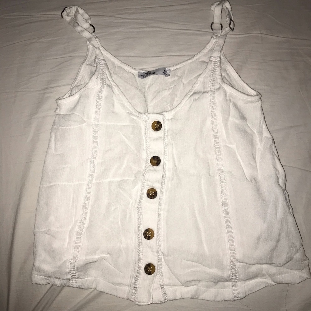 White Button Tank